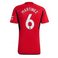 Dres Manchester United Lisandro Martinez #6 Domáci 2023-24 Krátky Rukáv